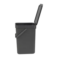 BRABANTIA SORT & GO 12 L ROSKA-ASTIA SEINÄKIINNITYS GREY