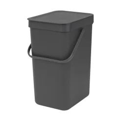 BRABANTIA SORT & GO 12 L ROSKA-ASTIA SEINÄKIINNITYS GREY