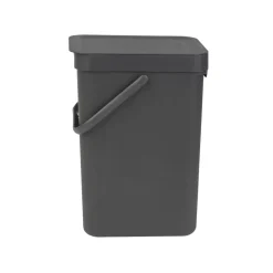 BRABANTIA SORT & GO 12 L ROSKA-ASTIA SEINÄKIINNITYS GREY
