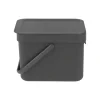 BRABANTIA SORT & GO 6 L ROSKA-ASTIA SEINÄKIINNITYS GREY