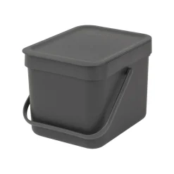 BRABANTIA SORT & GO 6 L ROSKA-ASTIA SEINÄKIINNITYS GREY