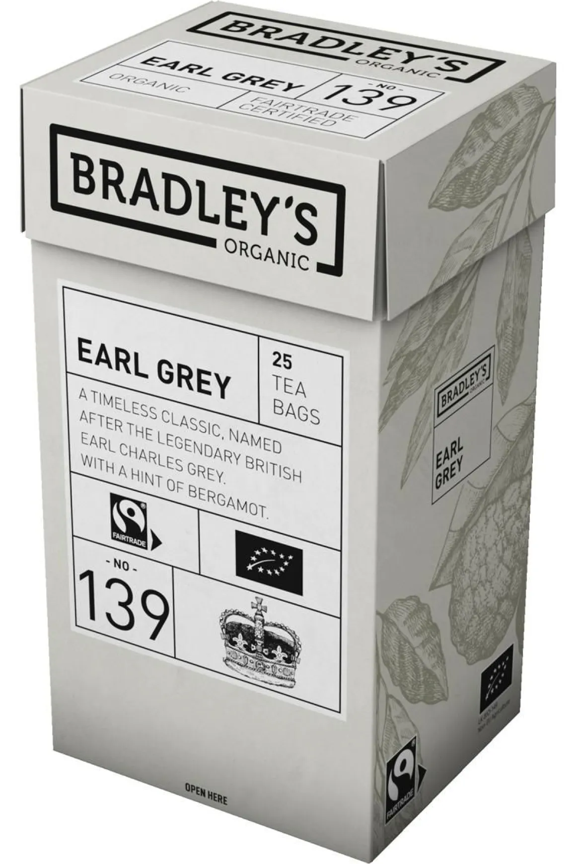 BRADLEY'S EARL GREY MUSTATEE LUOMU 25KPL 50 G