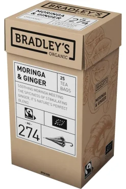 BRADLEY'S MORINGA AND GINGER LUOMU 25KPL 30 G