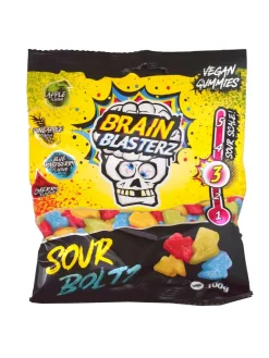 BRAIN BLASTERZ SOUR BOLTZ KIRPEÄ MAKEISSEKOITUS 100 G