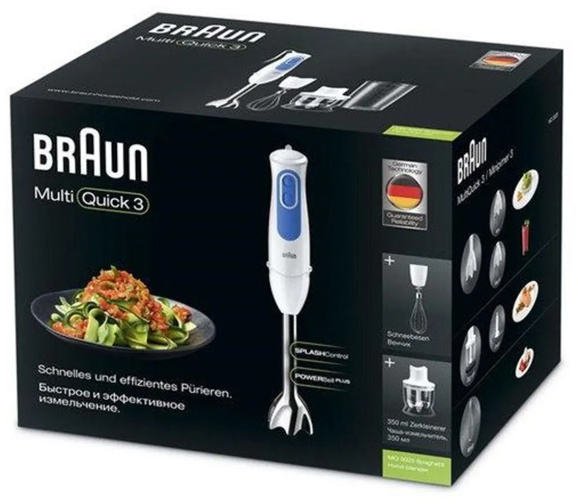 BRAUN MQ3025WH SPAGHETTI, MULTIQUICK 3 SAUVASEKOITINSARJA
