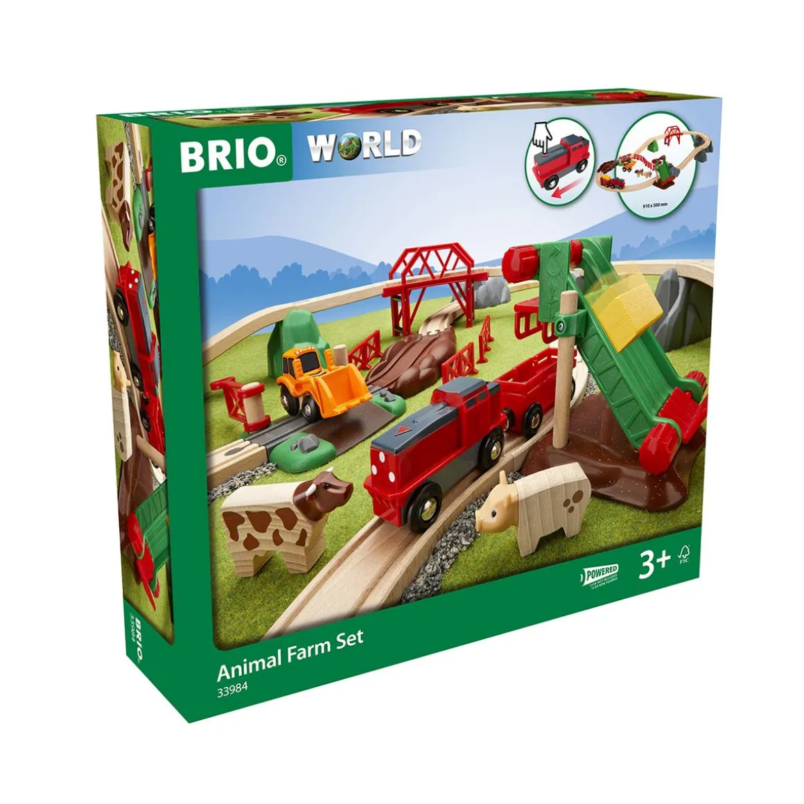 BRIO MAATILAN ELÄIMET RATASETTI