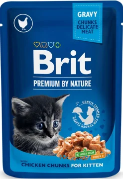 BRIT PREMIUM CAT ANNOSP. KITTEN GRAVY CHICKEN 100 G