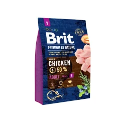 BRIT PREMIUM BY NATURE ADULT S CHICKEN 3 KG