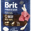 BRIT PREMIUM BY NATURE PATE BEEF WITH TRIPE 800 G