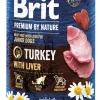 BRIT PREMIUM BY NATURE PATE TURKEY WITH LIVER 400 G