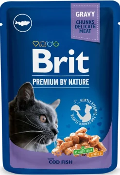 BRIT PREMIUM CAT ANNOSP. ADULT GRAVY COD FISH 100 G