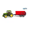 BRUDER BR2057 JOHN DEERE 6920 TRAKTORI PUNAISELLA KIPPIPERÄVAUN