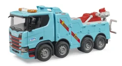 BRUDER SCANIA SUPER 560R HINAUSAUTO VALOILLA JA ÄÄNILLÄ