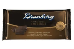 BRUNBERG TUMMA SUKLAALEVY LAKTOOSITON 150 G