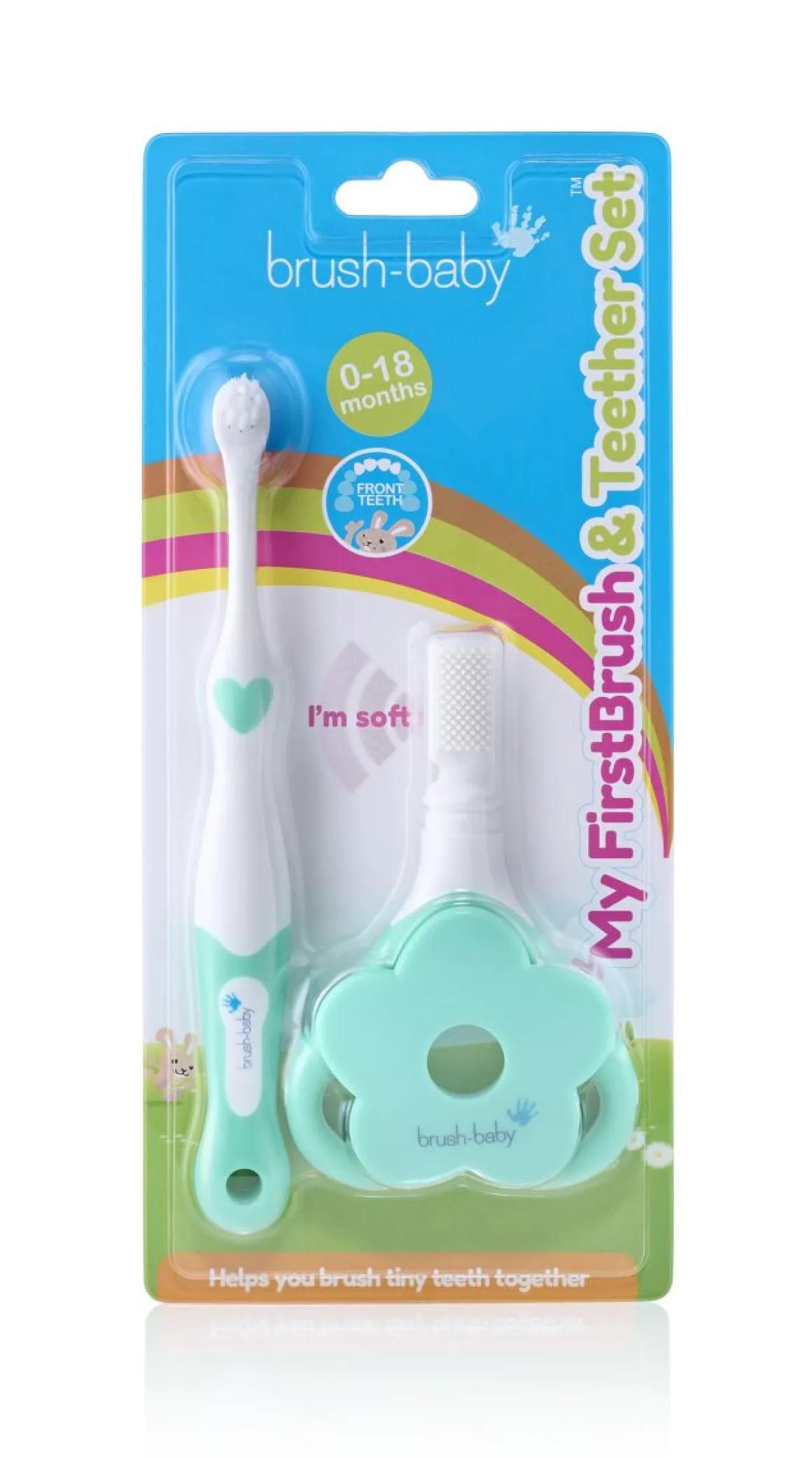 BRUSH BABY FIRSTBRUSH ENSIHARJA JA PURULELU 0-18KK