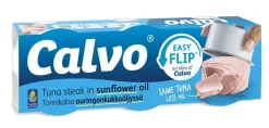 CALVO TONNIKALA AURINGONKUKKAÖLJYSSÄ 3-PACK EASYFLI