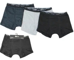 CARLSTEINS BOKSERIT 3-PACK 134/140 MUSTA/VALK