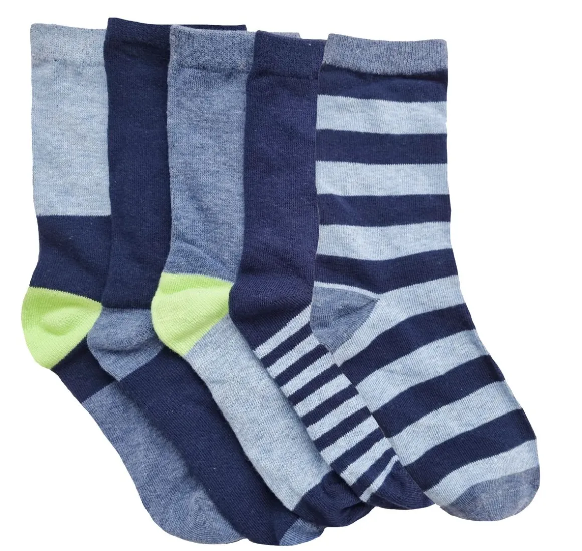 CARLSTEINS LASTEN SUKAT 5-PACK 34/36 SININEN