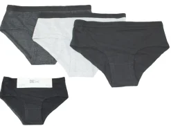 CARLSTEINS TYTTÖJEN HIPSTERIT 3-PACK 134/140 MUSTA/VALK