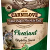 CARNILOVE KOIRAN ANNOSPATEE ADULT FASAANI-VADELMANLEHTI 300 G