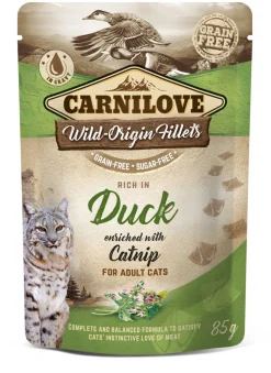 CARNILOVE KISSAN ANNOSATERIA KAST. ADULT ANKKA-KISSANMINTTU 85 G