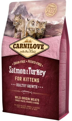 CARNILOVE KISSAN TÄYSRAVINTO PUPPY LOHI-KALKKUNA 2 KG
