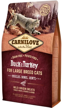 CARNILOVE KISSAN TÄYSRAVINTO ADULT HAIRBALL CONTROL ANKKA-FASAA 2 KG