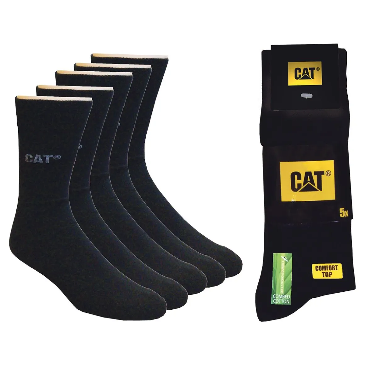 CAT PUKUSUKKA 5-PR MUSTA 43-46