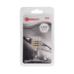 C-BRIGHT LED-POLTTIMO 12V BA15S VALK.