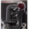 C-BRIGHT LED ÄÄRIVALOPARI 12-24 PUN/VAL. L-KUMIVARSI