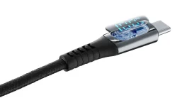 CELLULARLINE DISPLAY KAAPELI 200CM - USB-C LCD NÄYTÖLLÄ