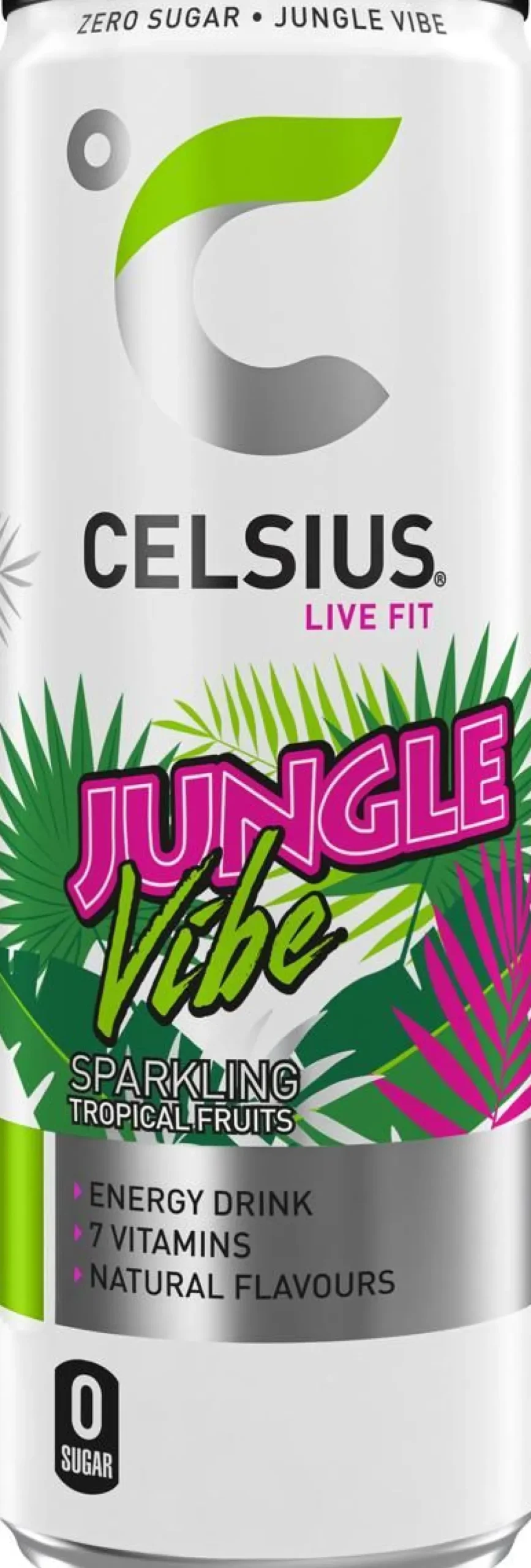 CELSIUS VITAMINOITU ENERGIAJUOMA JUNGLE VIBE TLK 355 ML
