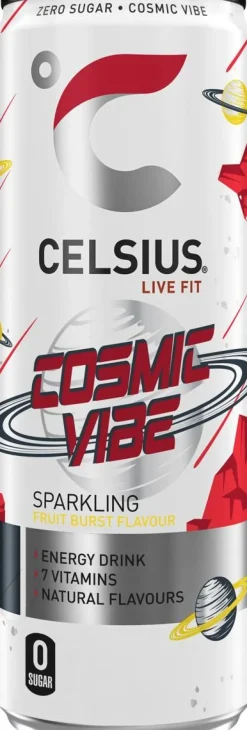 CELSIUS VITAMINOITU ENERGIAJUOMA COSMIC VIBE TLK 355 ML