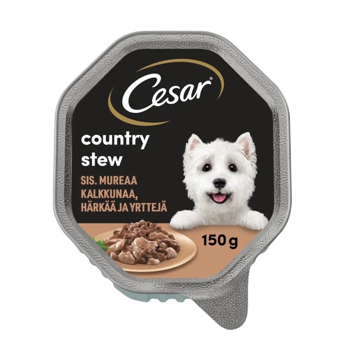 CESAR COUNTRY KITCHEN HÄRKÄ & KALKKUNA 150 G