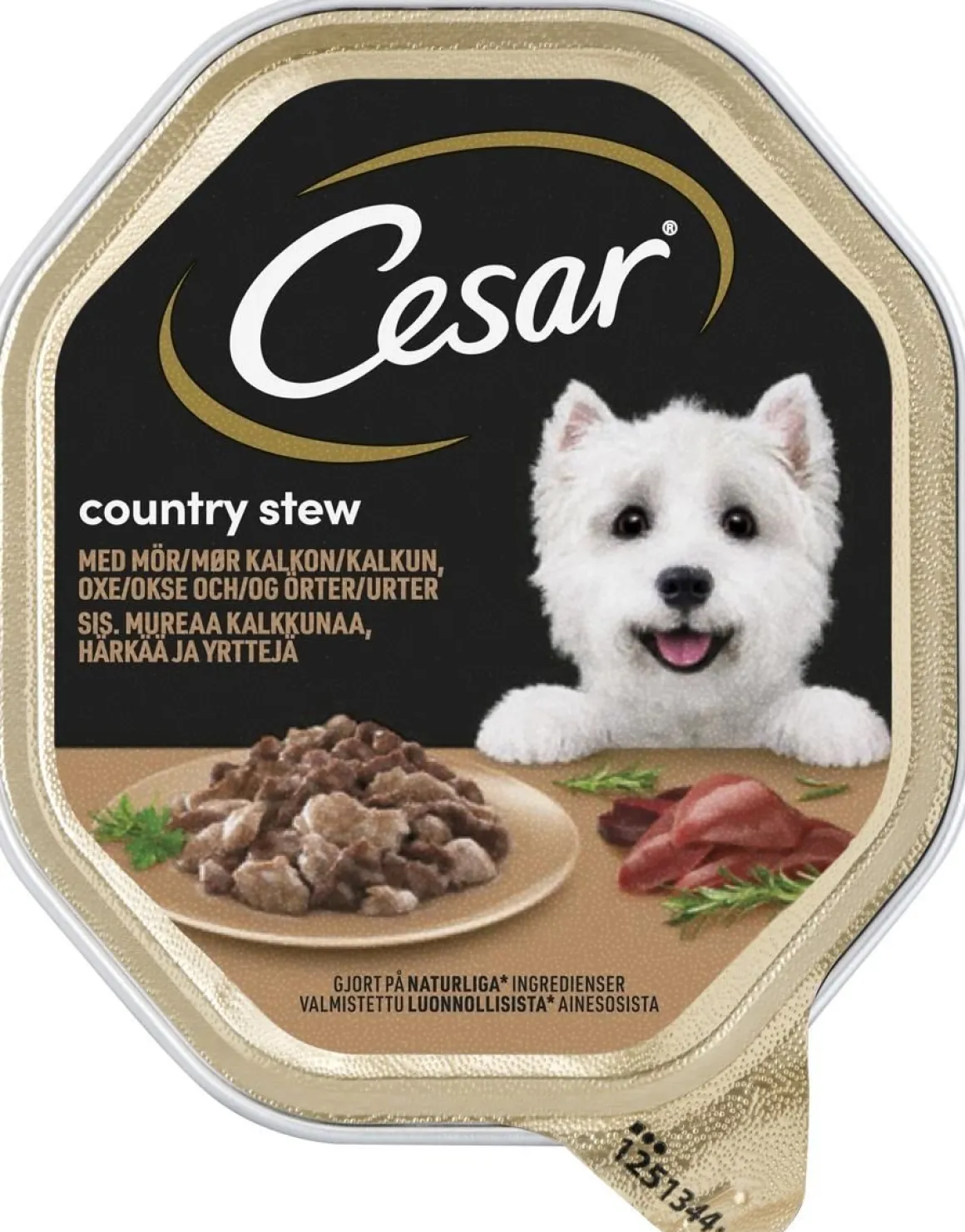 CESAR COUNTRY KITCHEN HÄRKÄ & KALKKUNA 150 G