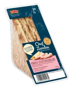 CHEF LUNDEN KOLMIOLEIPÄ KINKKU-JUUSTO GTON 170 G