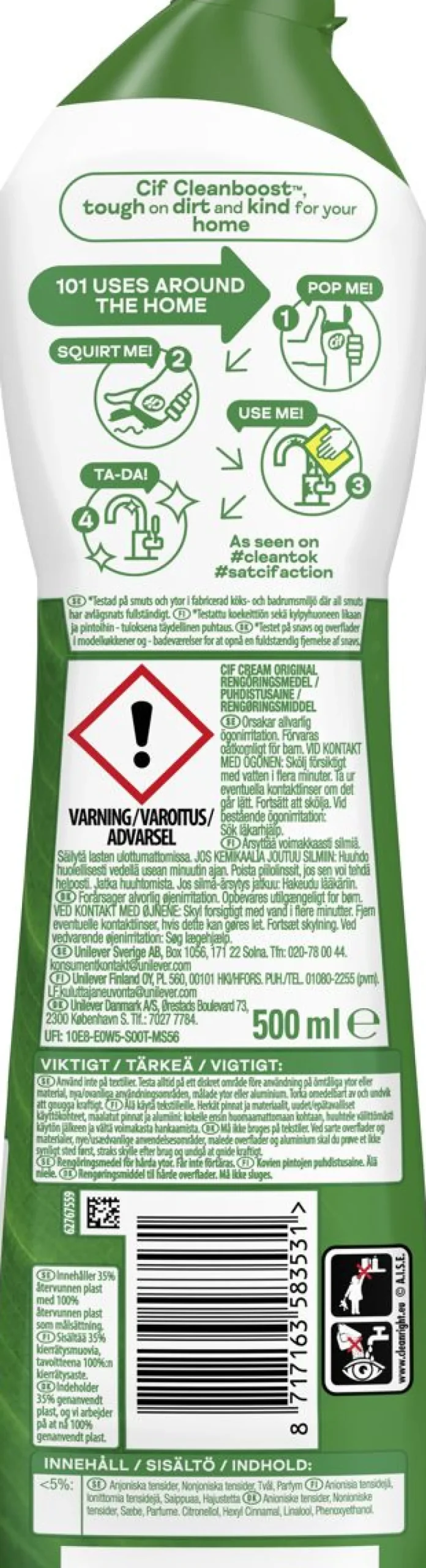 CIF CREAM REGULAR 500 ML