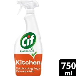 CIF POWER & SHINE PUHDISTUSSUIHKE KEITTIÖ 750 ML