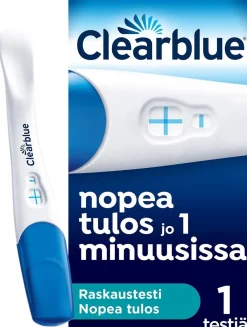 CLEARBLUE VISUAL RAPID DETECT-NOPEA TULOS RASKAUSTESTI