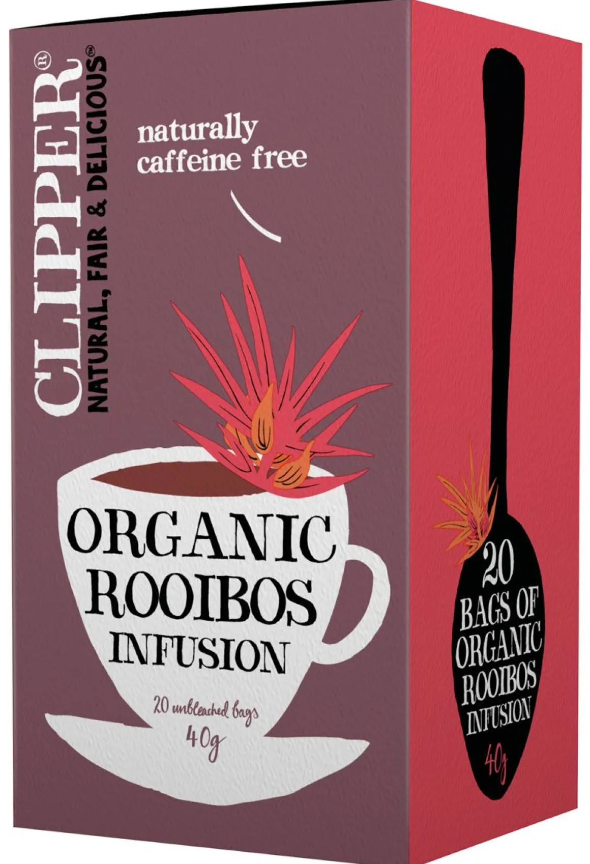 CLIPPER ROOIBOS 20PSS LUOMU 40 G