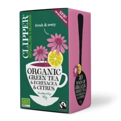 CLIPPER VIHREÄ TEE 20PS ECHINACEAE LUOMU 40 G
