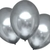 28 CM METALLIKROMIHOPEA SATIN LUXE ILMAPALLO 6 KPL/PSS