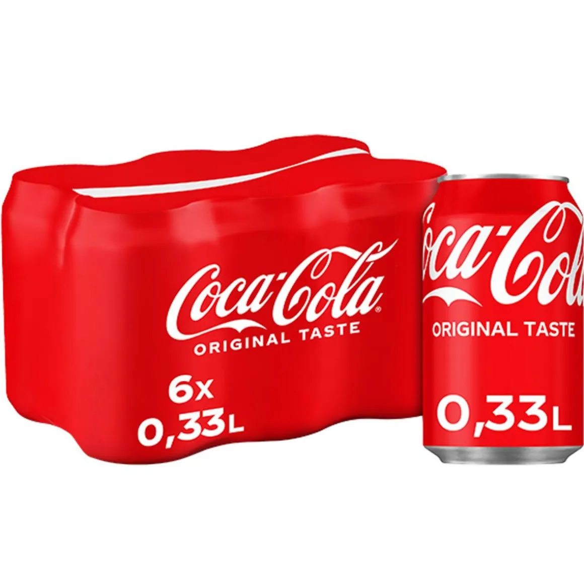 COCA-COLA 0,33 TLK 6-PACK 1,98 L