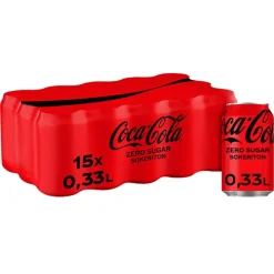 COCA-COLA ZERO 0,33 TLK 15-PACK 4,95 L