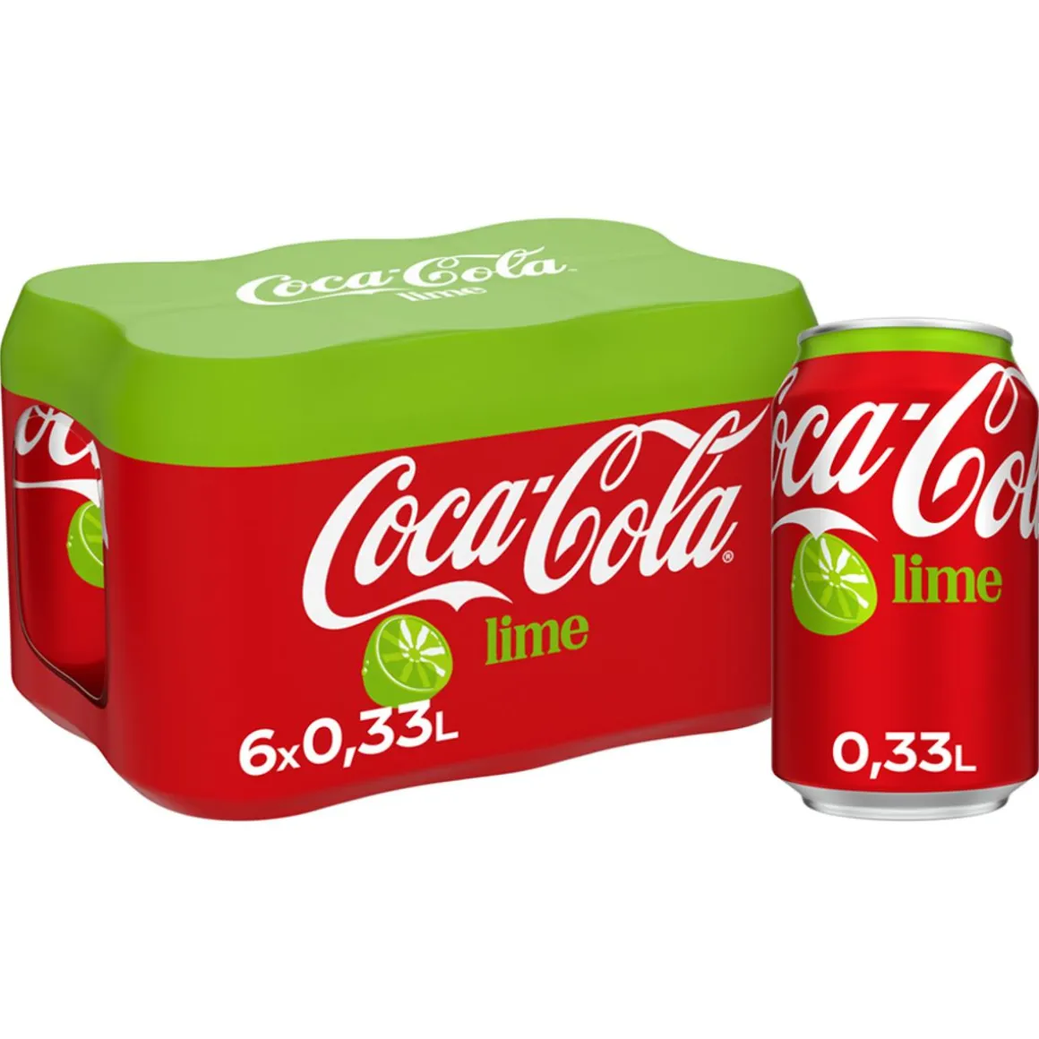 COCA-COLA ORIGINAL TASTE LIME 0,33 TLK 6-PACK 1,98 L