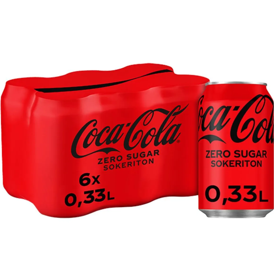 COCA-COLA ZERO 0,33 TLK 6-PACK