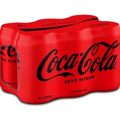 COCA-COLA ZERO 0,33 TLK 6-PACK