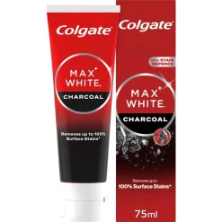 COLGATE MAX WHITE CHARCOAL HAMMASTAHNA 75 ML