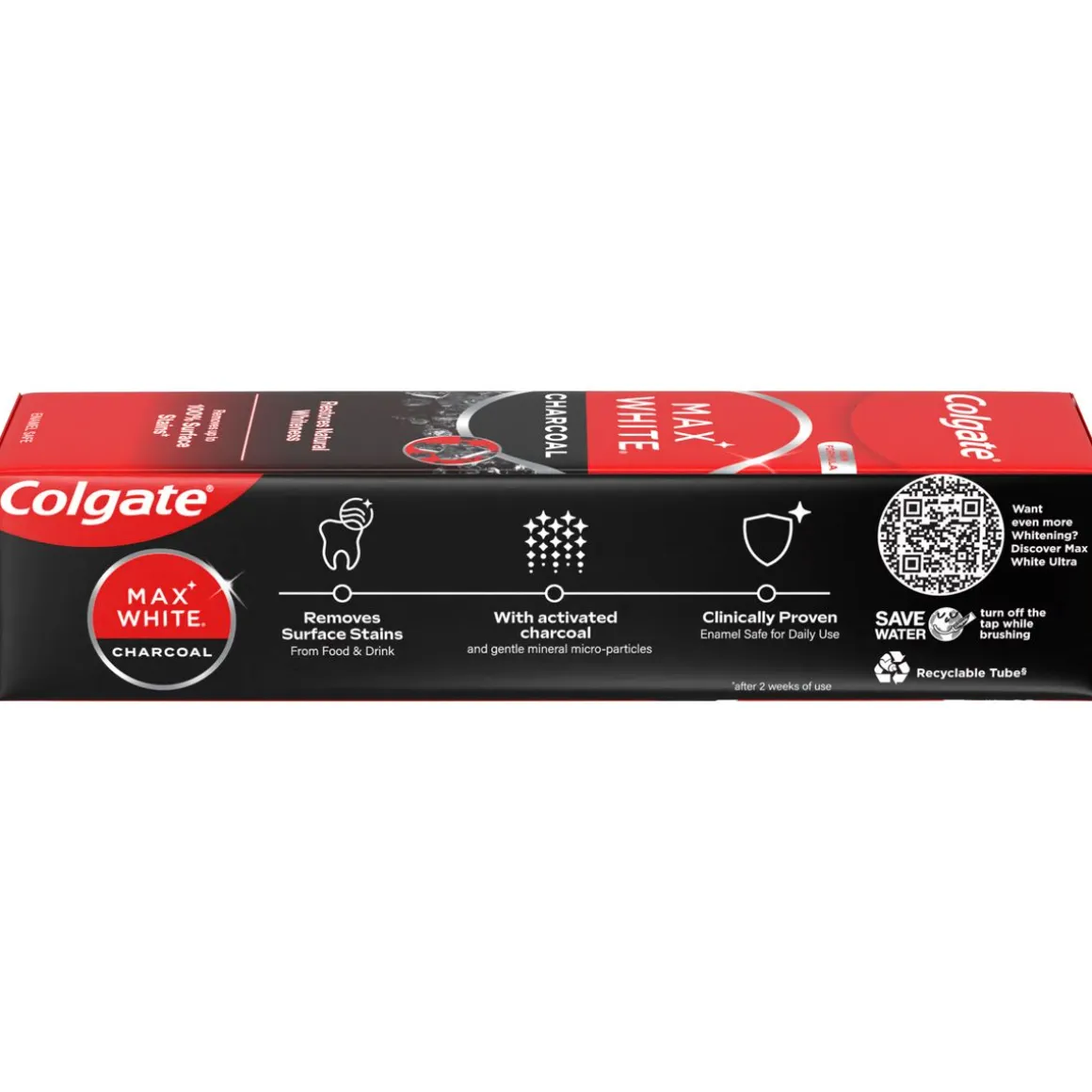 COLGATE MAX WHITE CHARCOAL HAMMASTAHNA 75 ML