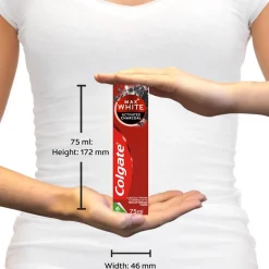 COLGATE MAX WHITE CHARCOAL HAMMASTAHNA 75 ML